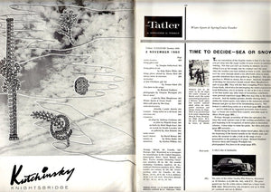 1960s Tatler Magazine - Skiing or Cruising - style - CHNGR