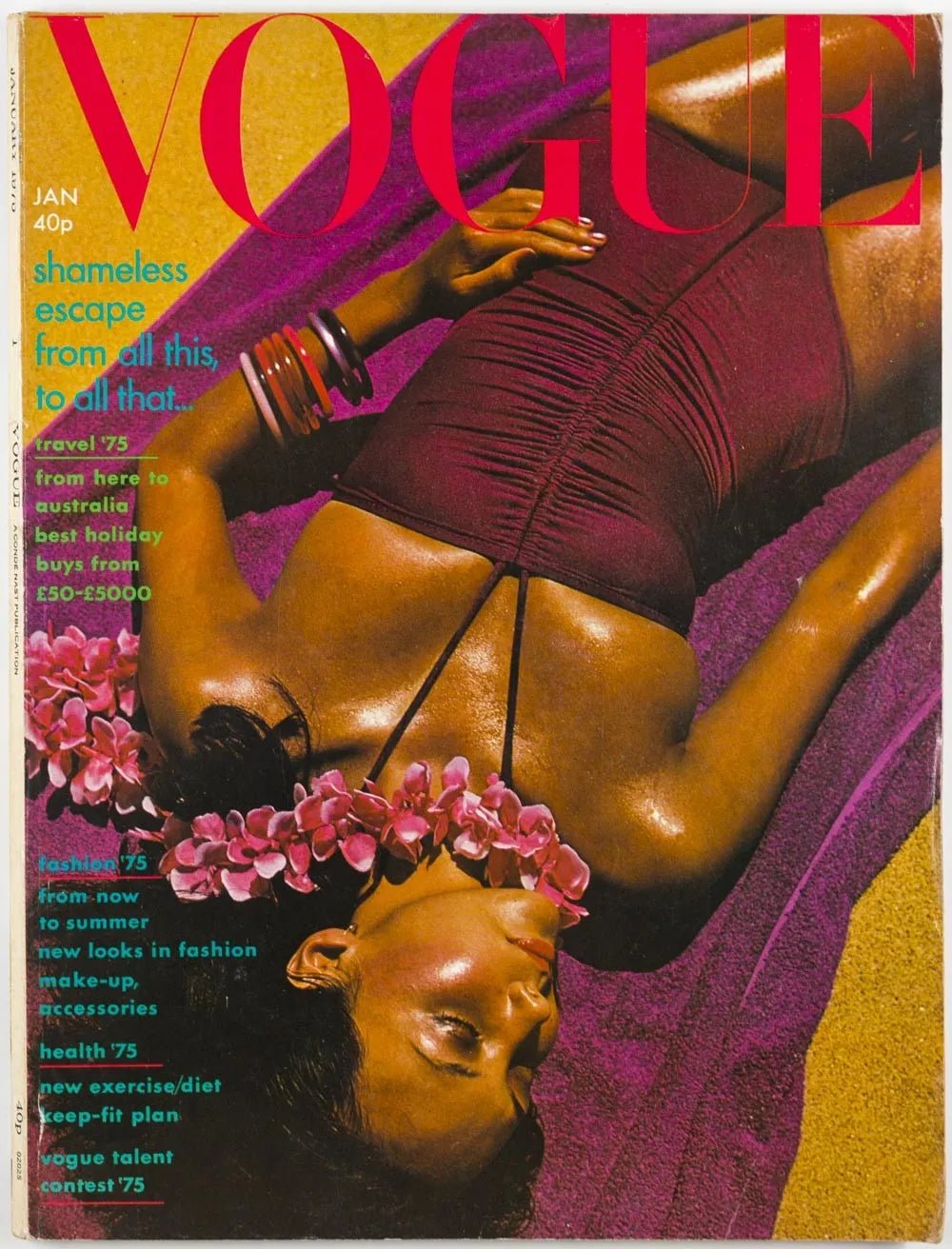 1975 Vogue January 1975 - Cover by by David Bailey - style - CHNGR