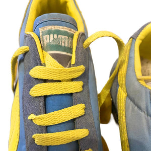 1980s Puma Yellow Blue Roller Skates - STYLE - CHNGR