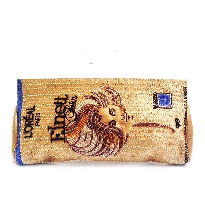 1990s ANYA HINDMARCH  'ELNETT' Sequined Clutch Bag - STYLE - CHNGR