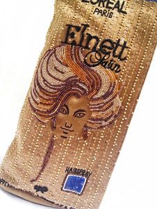 1990s ANYA HINDMARCH 'ELNETT' Sequined Clutch Bag - style - CHNGR