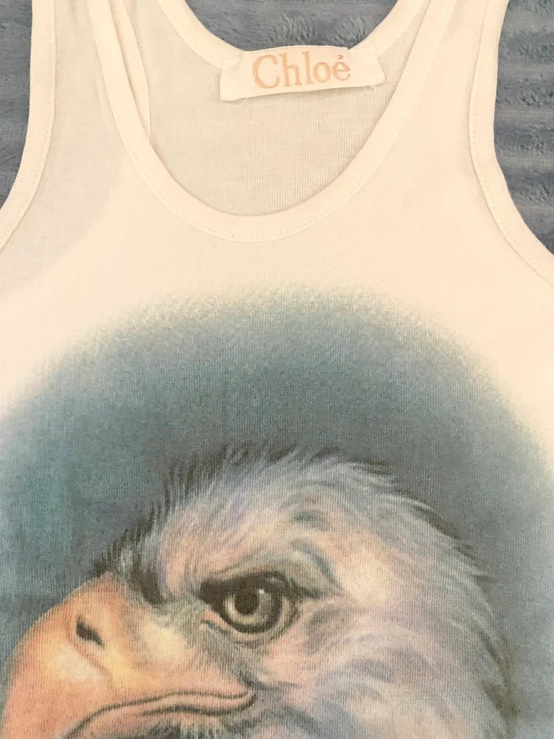 2000s Chloe Eagle Moon Tank Top - style - CHNGR