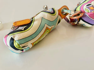 2000s Emilio Pucci Double Pouch Wristlet Handbag - STYLE - CHNGR