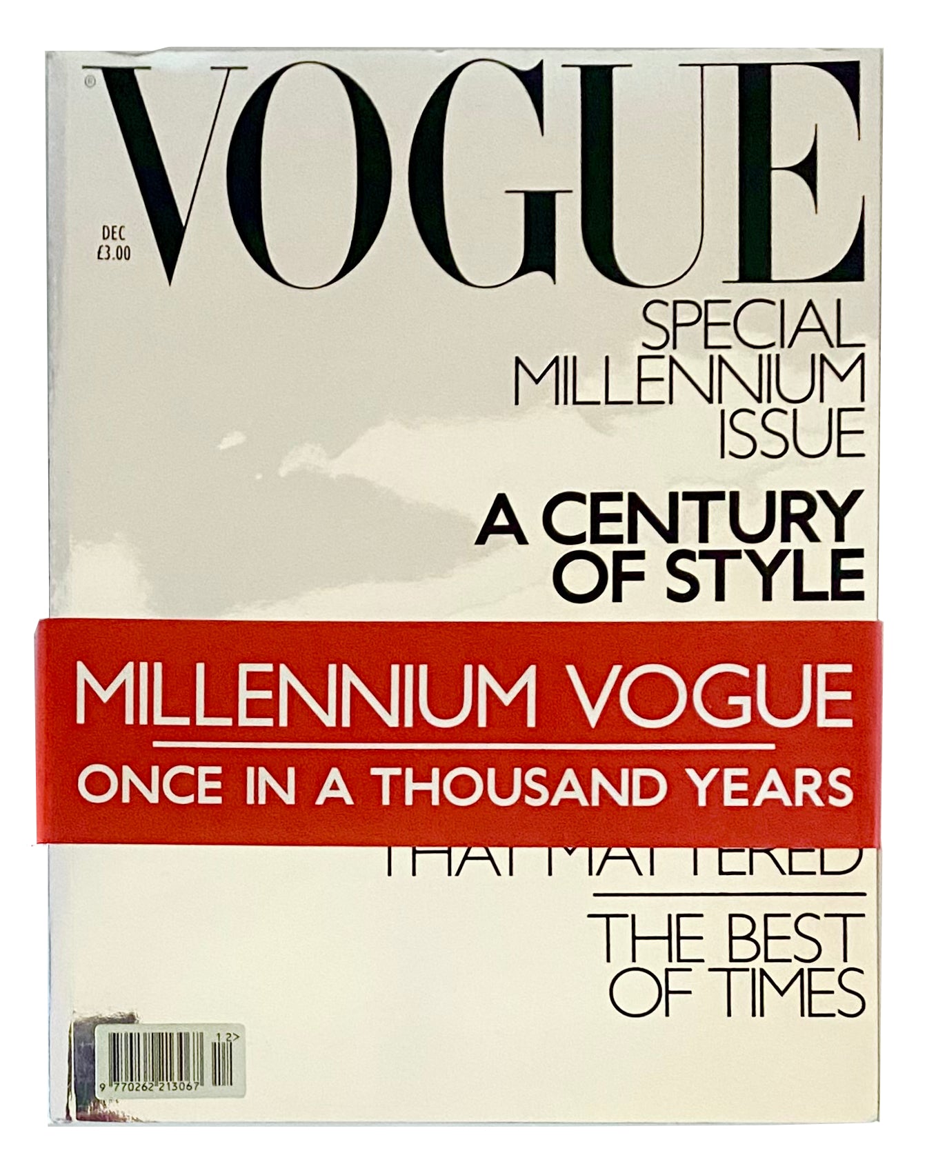 1999 Millenium Vogue Magazine - Special Silver Cover - style - CHNGR