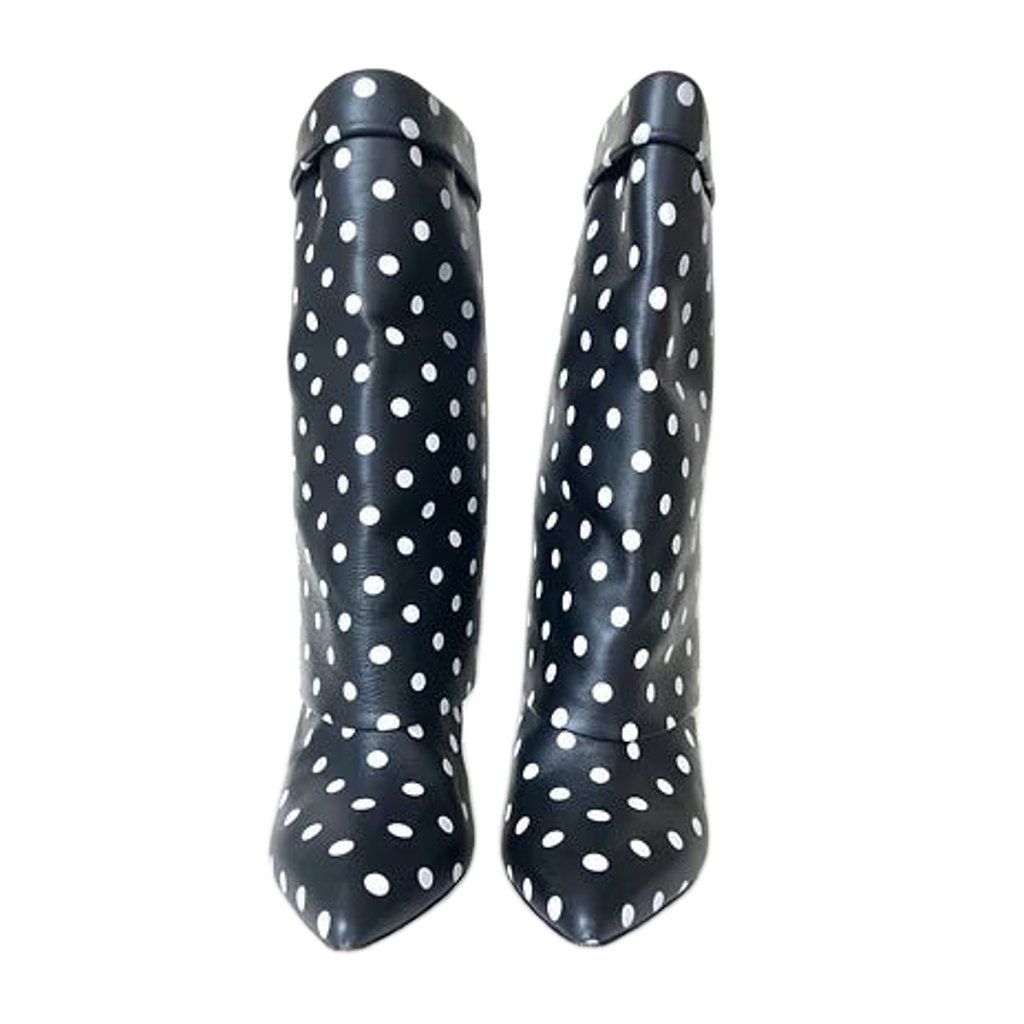 EMANUEL UNGARO POLKA DOT BOOTIES - style - CHNGR