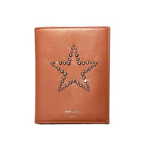 Jimmy Choo Pink Nappa Leather 'Analya' Star Passport Holder - style - CHNGR