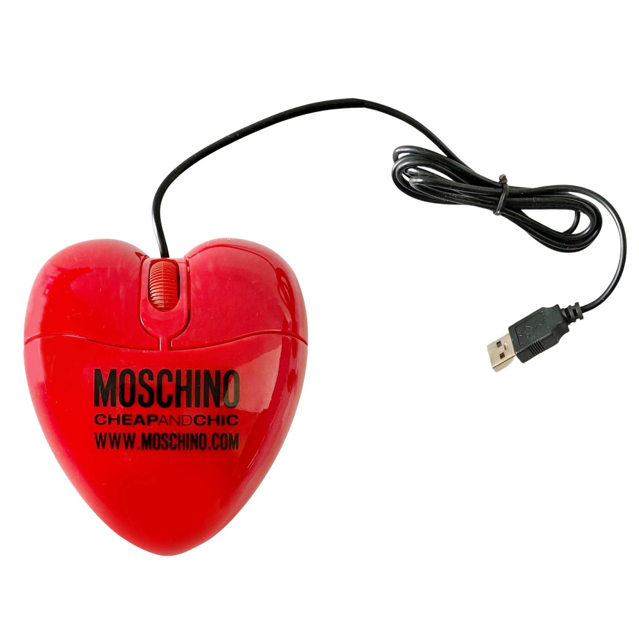 2000s Moschino Heart shape Computer Mouse - STYLE-CHNGR