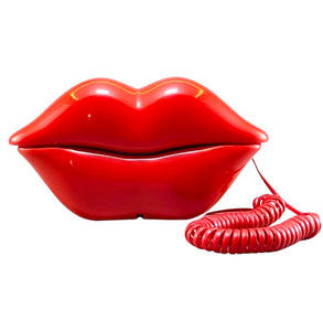 1980s Red Hot Lips Pop Art Phone