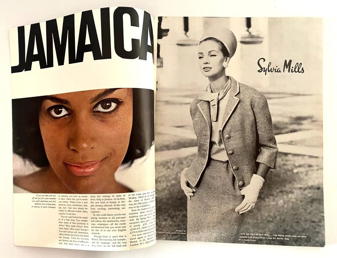 1964 Harper's Bazaar Background to Fashion Jamaica Magazine - style - CHNGR