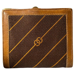1980s Gucci Brown Canvas Wallet - style - CHNGR
