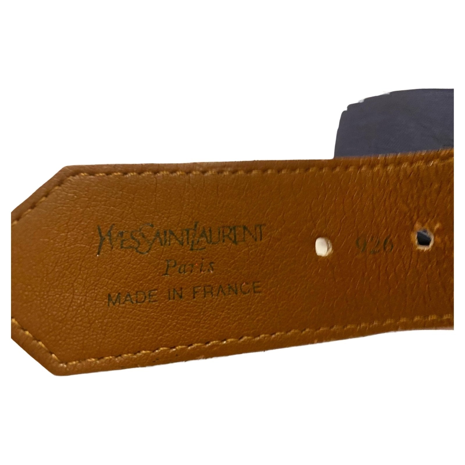 1980s YSL Yves Saint Laurent Elasticated  Leather  belt - STYLE - CHNGR