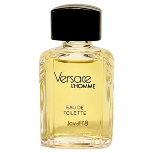 1984 Versace L'Homme Eau De Toilette Miniature Perfume - style - CHNGR