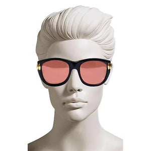 1970s EMMANUELLE KHANH ORANGE LENS OVERSIZED SUNGLASSES - style - CHNGR