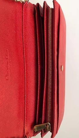 CHRISTIAN DIOR RED LEATHER MINI BAG - style - CHNGR