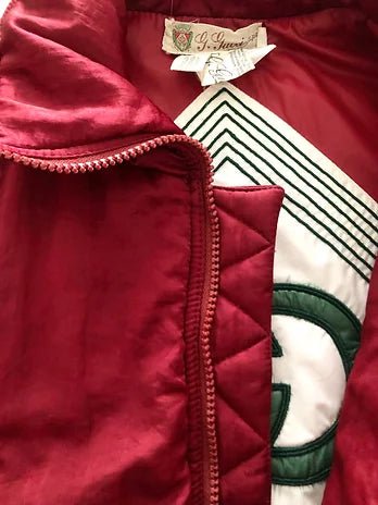1980s GUCCI PINK PUFFER GILET VEST JACKET - style - CHNGR