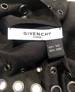 2000s GIVENCHY STAR STUD SILK SCARF - style - CHNGR