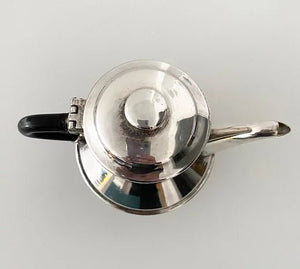 CHRISTIAN DIOR MID-CENTURY SILVER PLATED COFFEE POT - style - CHNGR