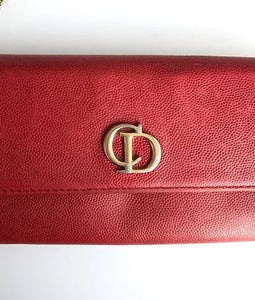 CHRISTIAN DIOR RED LEATHER MINI BAG - STYLE-CHNGR