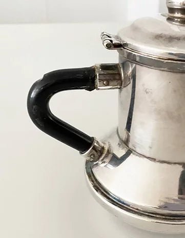 CHRISTIAN DIOR MID-CENTURY SILVER PLATED COFFEE POT - style - CHNGR