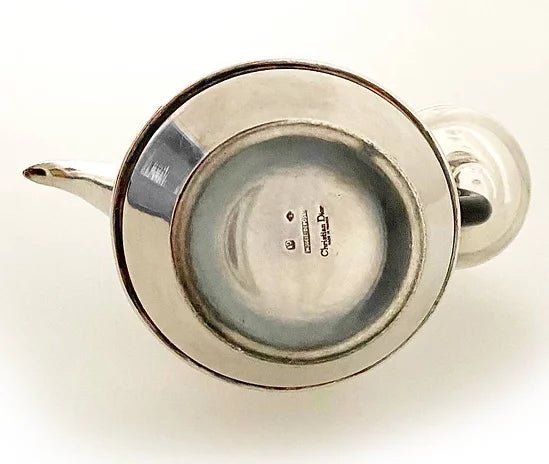 CHRISTIAN DIOR MID-CENTURY SILVER PLATED COFFEE POT - style - CHNGR