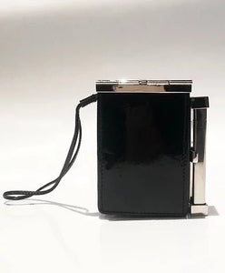 2001 TOM FORD FOR YVES SAINT LAURENT PATENT LEATHER SMOKING BOX WITH LIGHTER - style - CHNGR