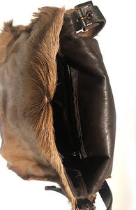 2000s FENDI BUFFALO FUR MAMA BAGUETTE SHOULDER BAG - style - CHNGR