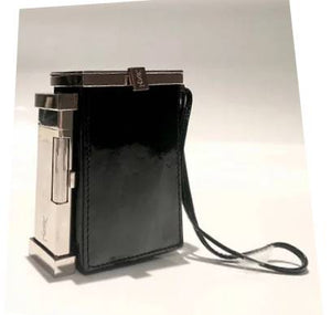 2001 TOM FORD FOR YVES SAINT LAURENT PATENT LEATHER SMOKING BOX WITH LIGHTER - style - CHNGR