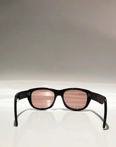 1970s EMMANUELLE KHANH ORANGE LENS OVERSIZED SUNGLASSES - style - CHNGR