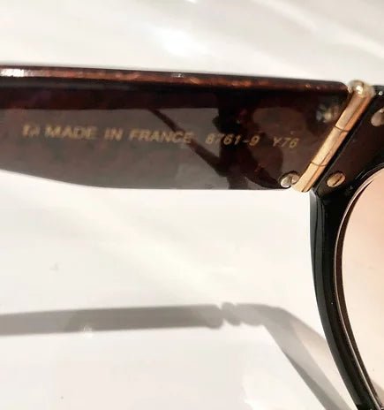 1980s YVES SAINT LAURENT YSL CHAMPS ELYSEES AVIATOR SUNGLASSES - STYLE - CHNGR