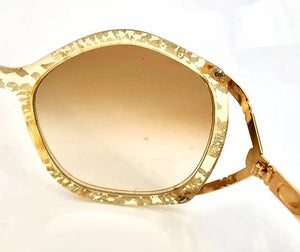 1980s CHRISTIAN DIOR GOLD FRAME SUNGLASSES - style - CHNGR