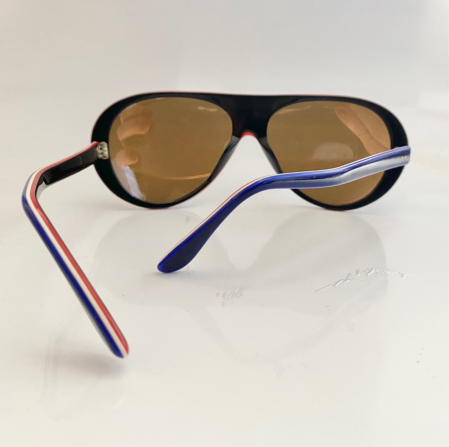 1980s Rossignol Mirrored Ski / Beach Light Blue Sunglasses - style - CHNGR