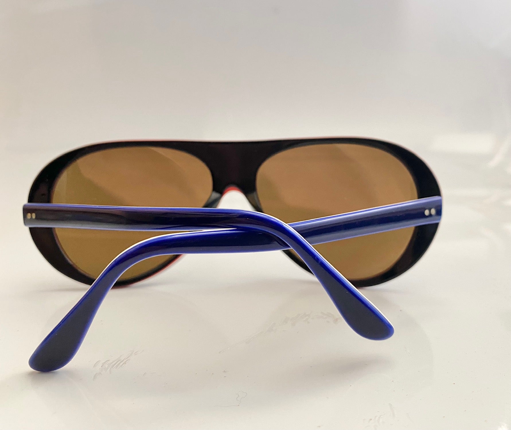 1980s Rossignol Mirrored Ski / Beach Light Blue Sunglasses - style - CHNGR