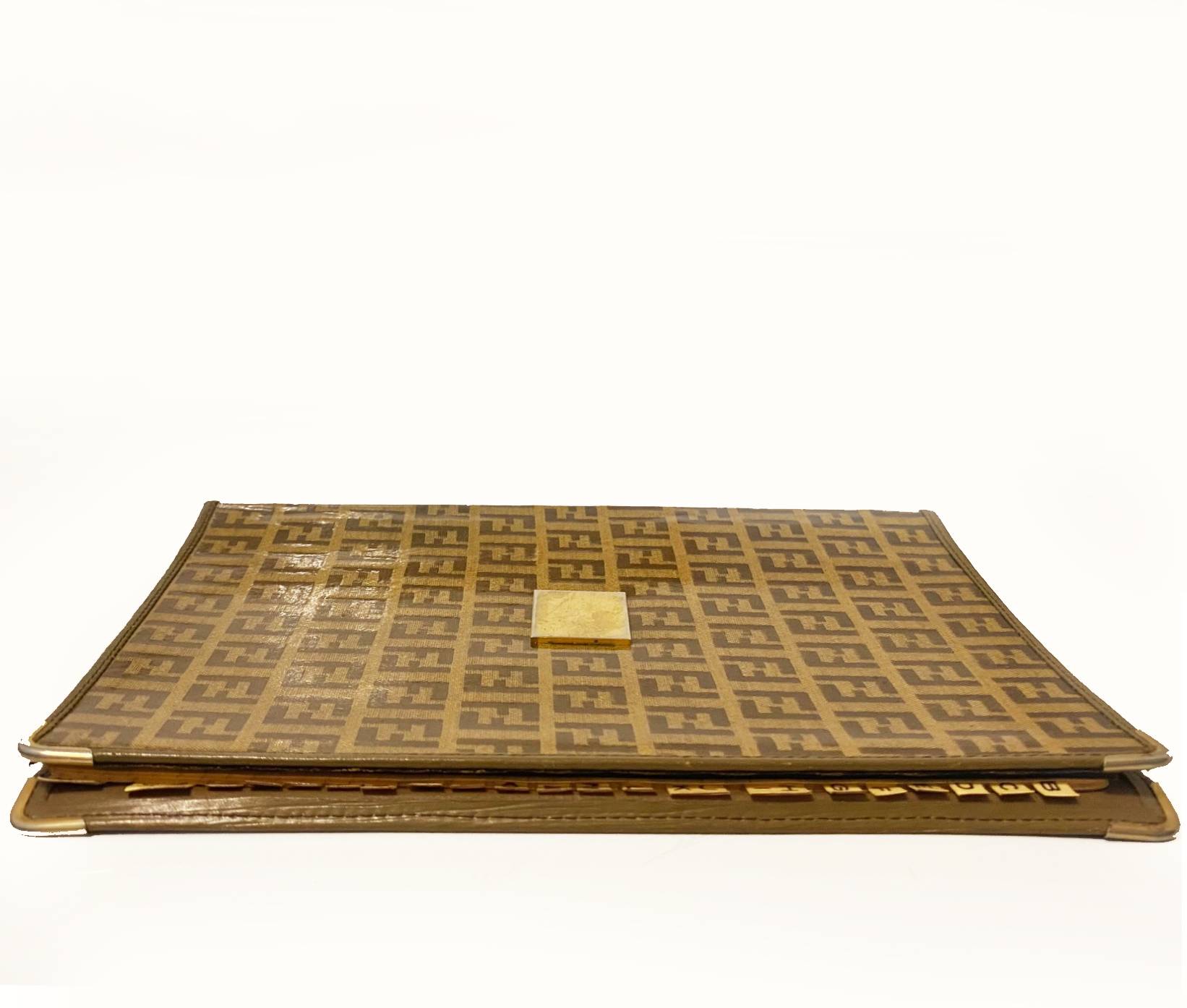 1980S Fendi Zucca Address Book - style - CHNGR