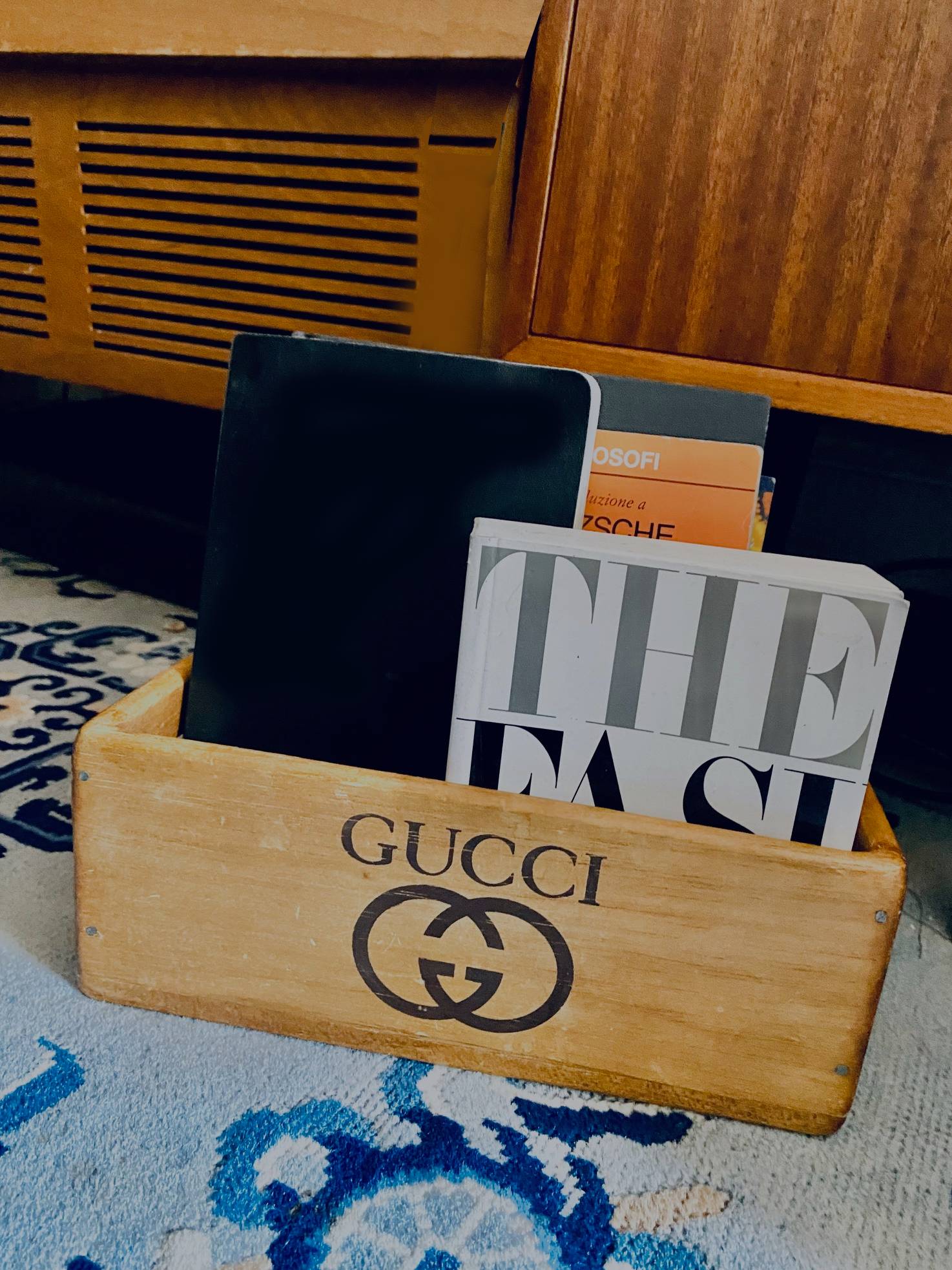 1960s Gucci Wooden Storage Tray Box - STYLE - CHNGR