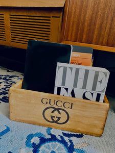 1960s Gucci Wooden Storage Tray Box - style - CHNGR