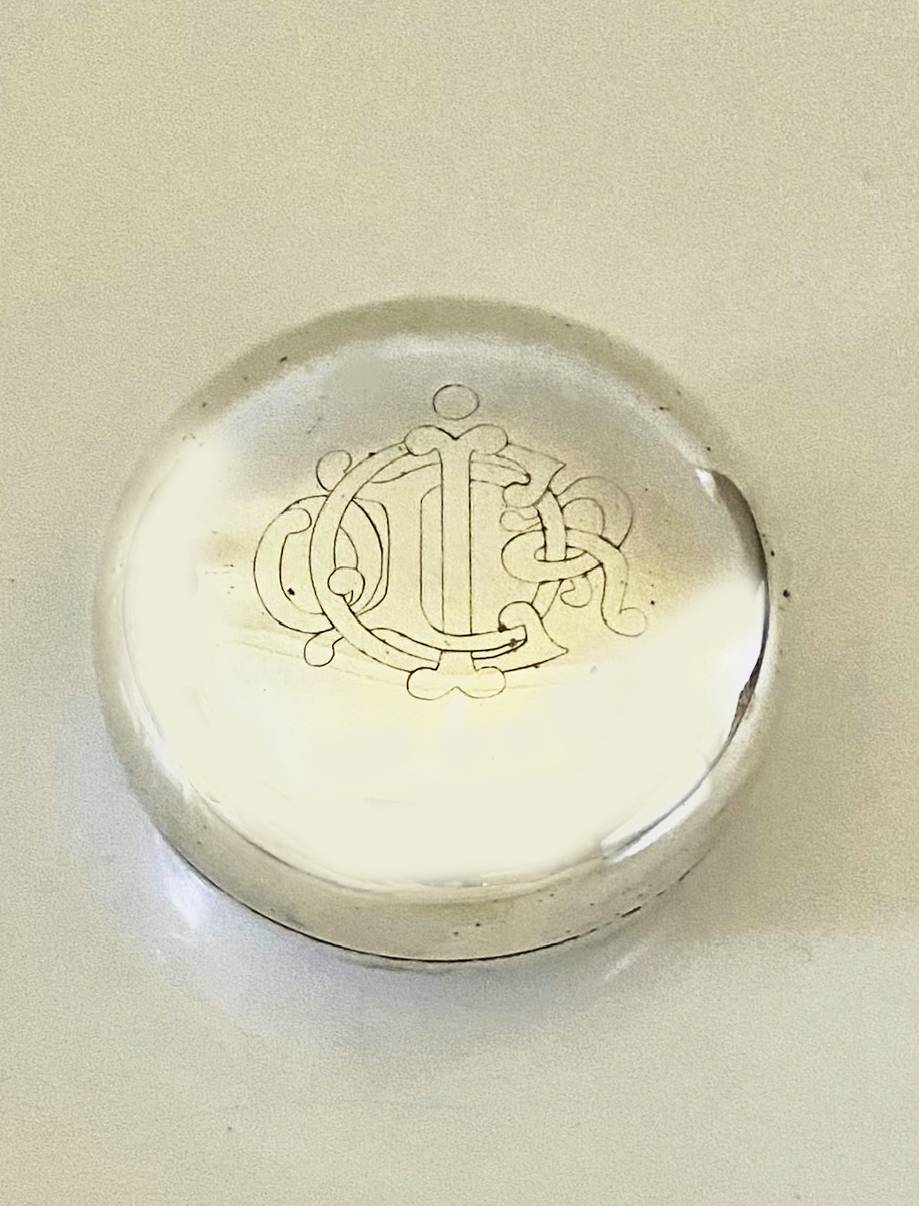 1980s Christian Dior Silver Bauble Trinket Pill Box - STYLE - CHNGR