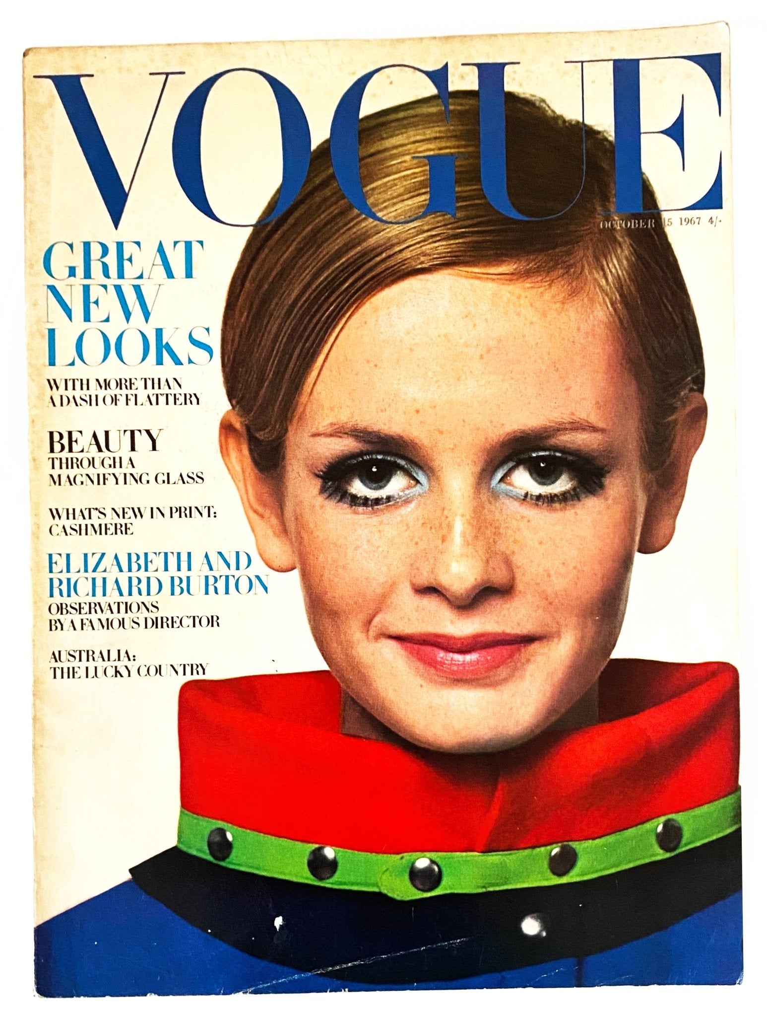 1967 Vogue Twiggy Cover Full Magazine Issue - style - CHNGR