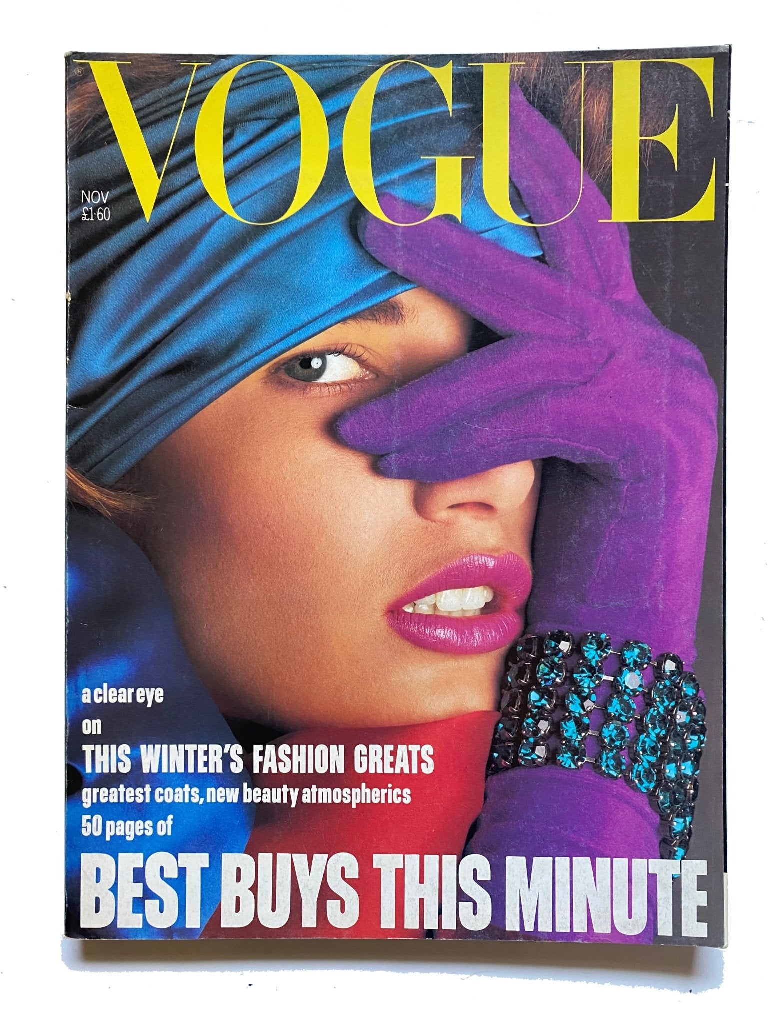 1984 VOGUE Magazine - "More Dash Than Cash"  - Cover by Albert Watson - STYLE - CHNGR