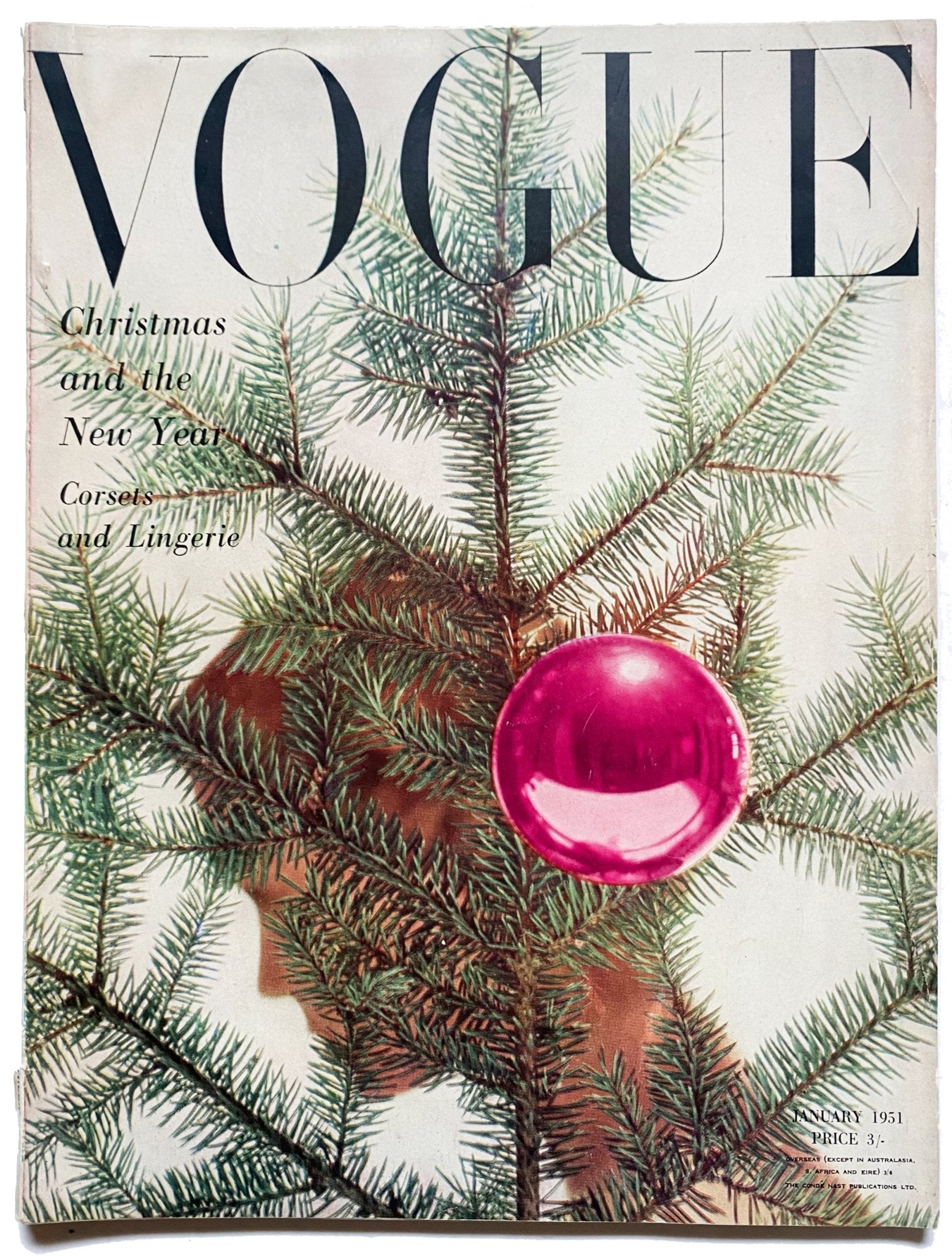 1951 VOGUE Magazine - "Christmas and The New Year" - style - CHNGR