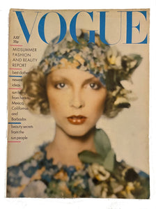 1974 VOGUE Magazine - "Impressions Of A MIdsummer Evening" - Cover by David Baily - STYLE-CHNGR