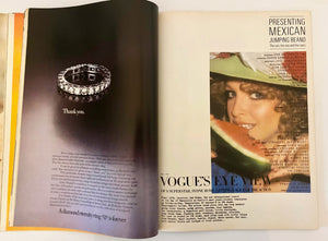 1974 VOGUE Magazine - "Impressions Of A MIdsummer Evening" - Cover by David Baily - style - CHNGR