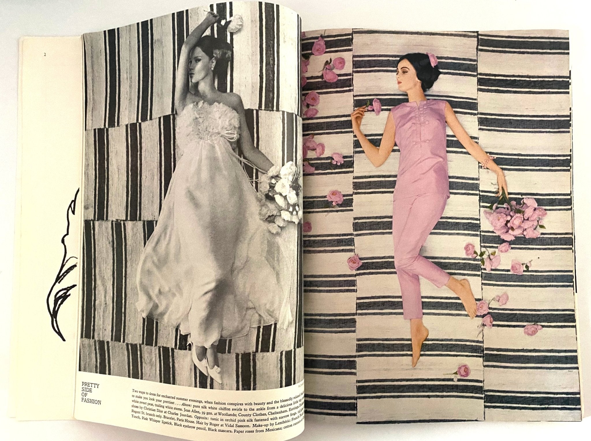 1964 Harper's Bazaar Magazine - "The Pretty Girl" - Cover by Richard Dormer - style - CHNGR