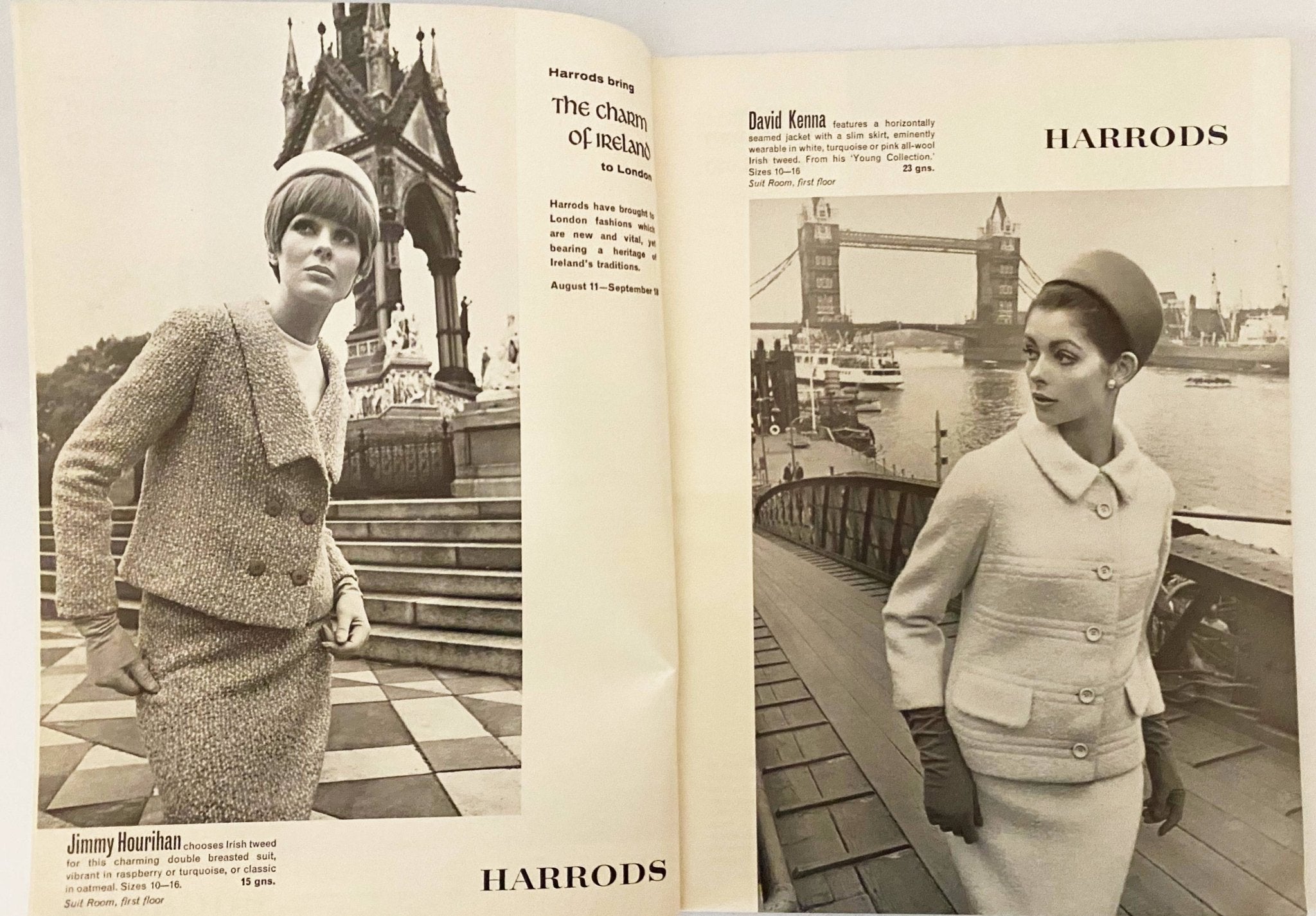 1965 Harper's Bazaar "Ireland on the Move" - Cover by David Montgomery - style - CHNGR