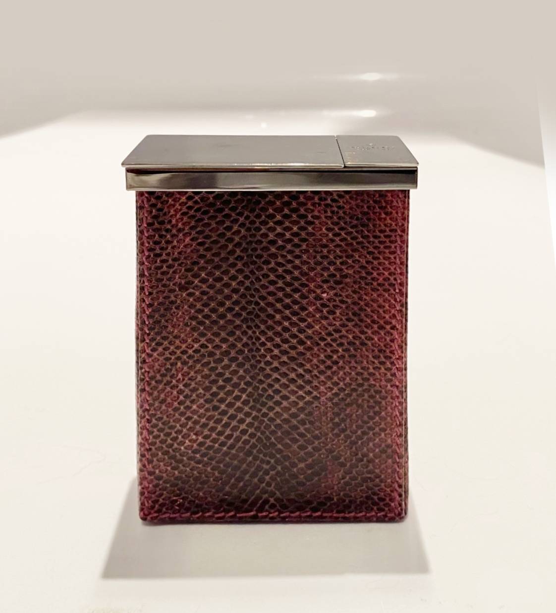 2000s Tom Ford for Gucci Snake Print Leather Cigarette Case Box - style - CHNGR