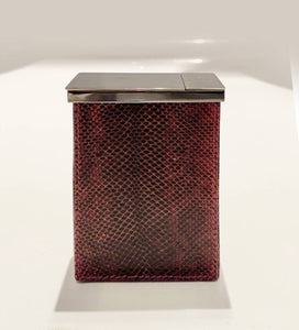 2000s Tom Ford for Gucci Snake Print Leather Cigarette Case Box - style - CHNGR