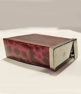 2000s Tom Ford for Gucci Snake Print Leather Cigarette Case Box - STYLE - CHNGR