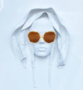 1980s Christian Dior Oversized Crystal Sunglasses - style - CHNGR