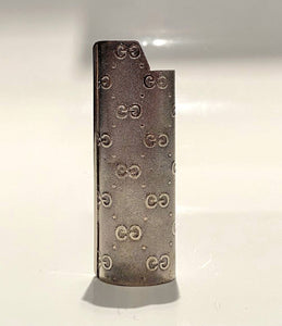 1980s Gucci Silver Plated GG Lighter Cover - STYLE - CHNGR