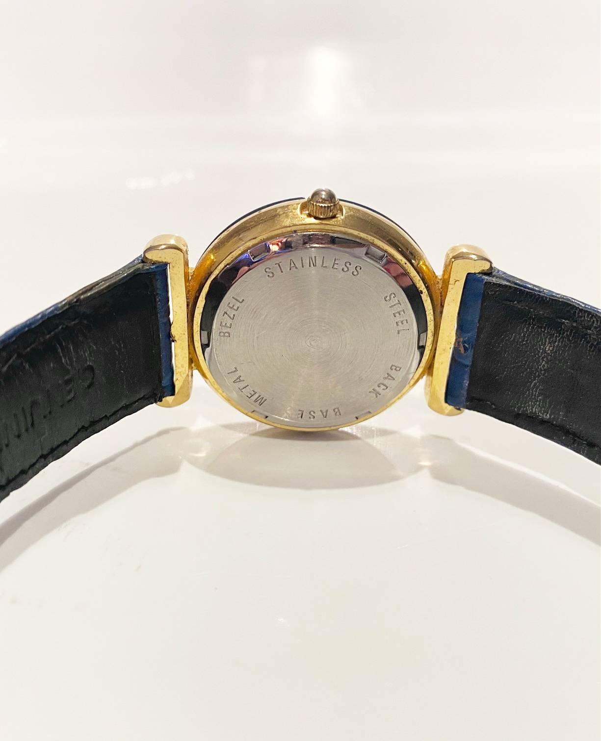 1980s Christian Dior Blue Stone Dial Quartz Watch - STYLE - CHNGR