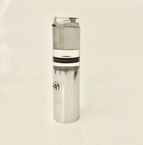 1980s Gucci Web Chrome Table Lighter - STYLE-CHNGR